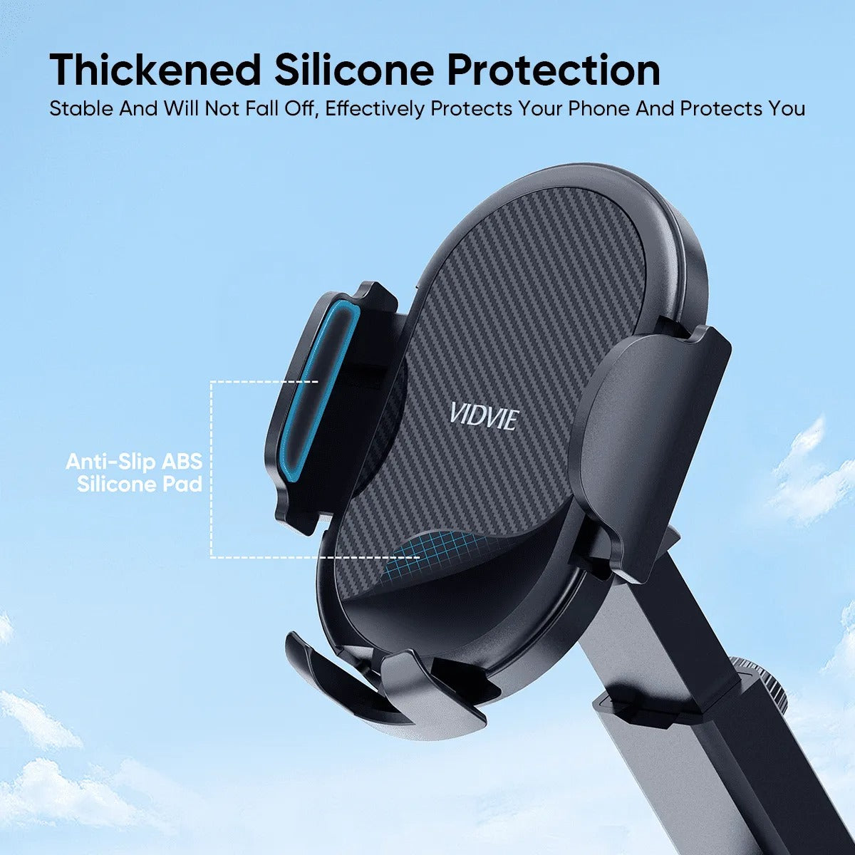 Suction Cup Foldable Car Phone Holder