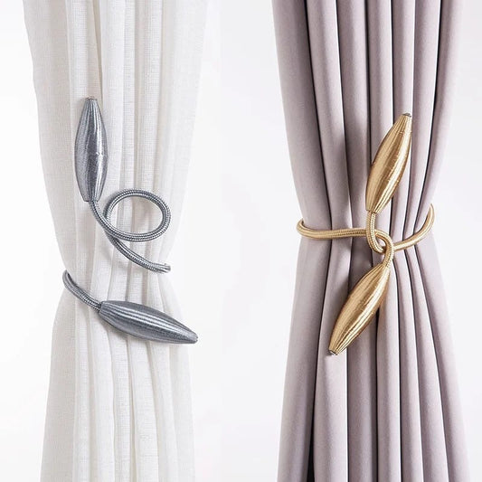 Arbitrary shape strong curtain Tie tiebacks a pair