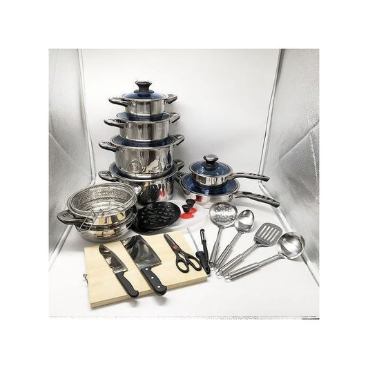 Marwa German Life 30pcs Induction Stainless Cookware Set- Healthy Cooking