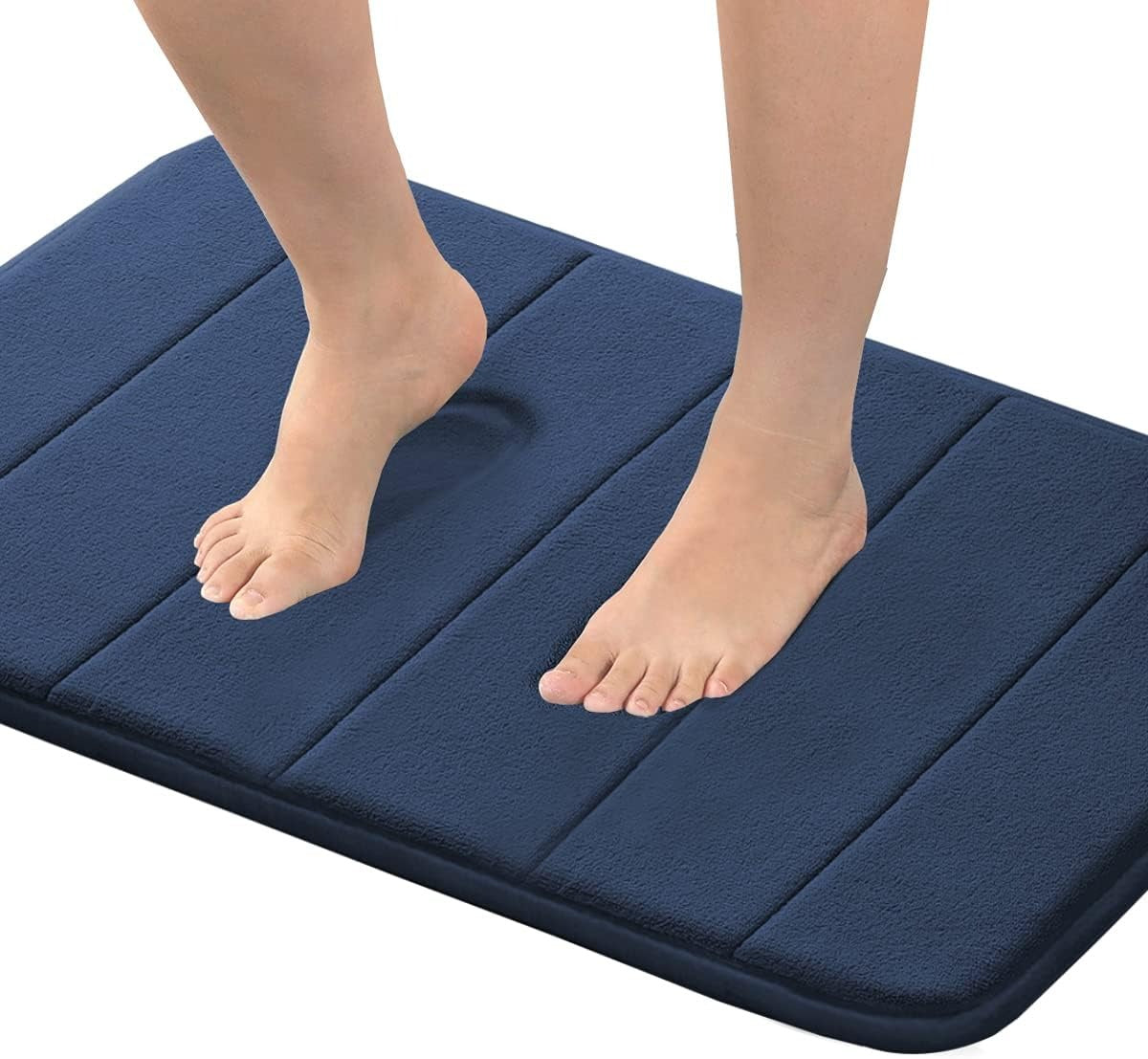 Memory Foam Bath Mat Rug, 24 x 17 Inches, Comfortable, Soft, Super Water Absorption