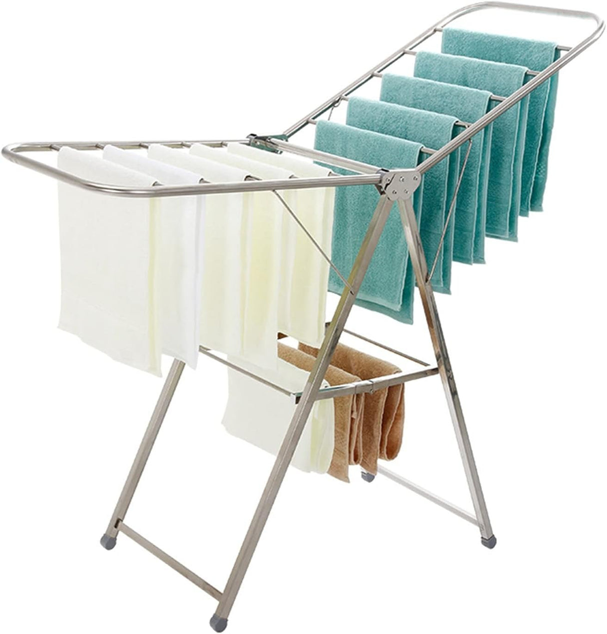 Clothes Foldable, Laundry Drying Rack for Indoor Outdoor