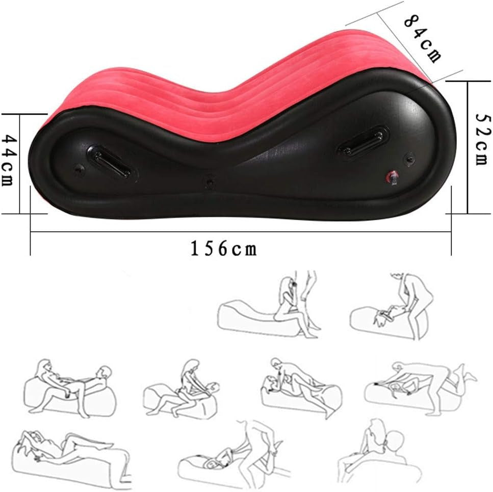 Multi-Purpose Inflatable Sex Lumbar Cushion with Sex Cushion Sofa Foldable Soft Sex Ramp