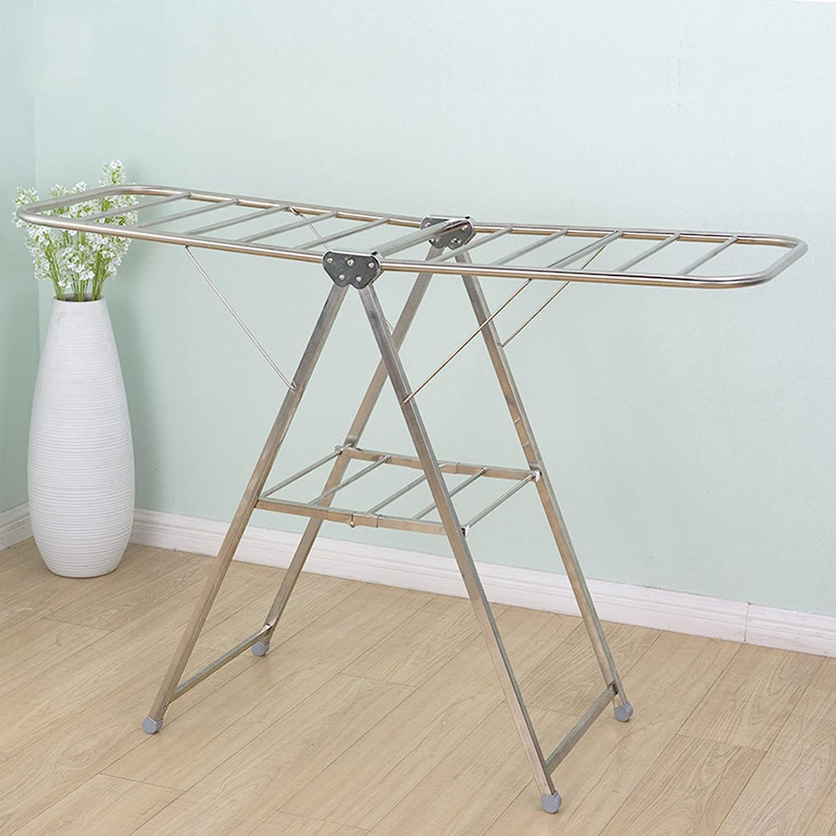 Clothes Foldable, Laundry Drying Rack for Indoor Outdoor