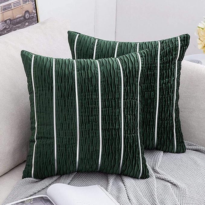 Luxury Simple Stripe Wrinkle Pillowcase/pillowcover