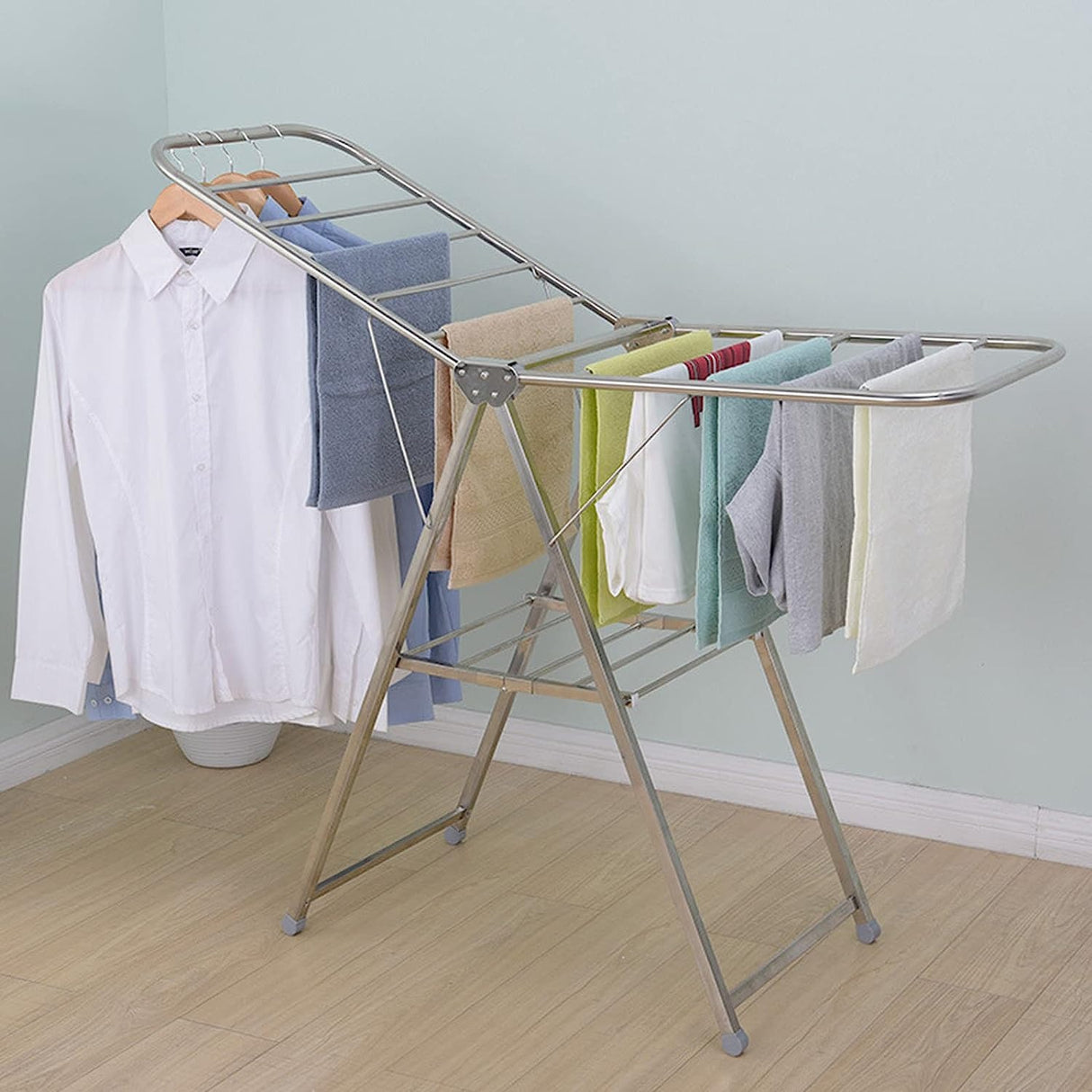 Clothes Foldable, Laundry Drying Rack for Indoor Outdoor