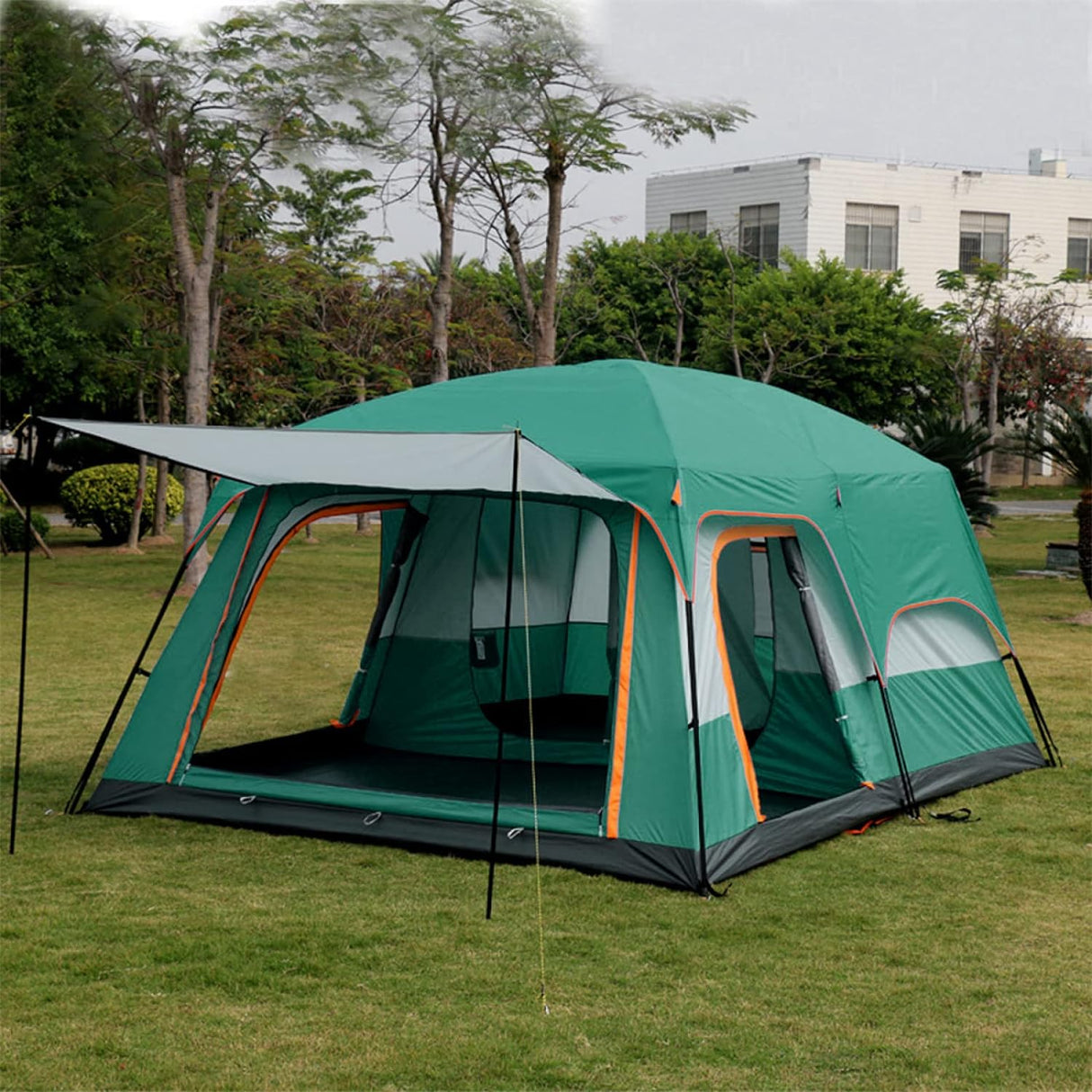 Tent for Camping 5 to 12 Persons Waterproof Camping Family Tent with 2 Rooms