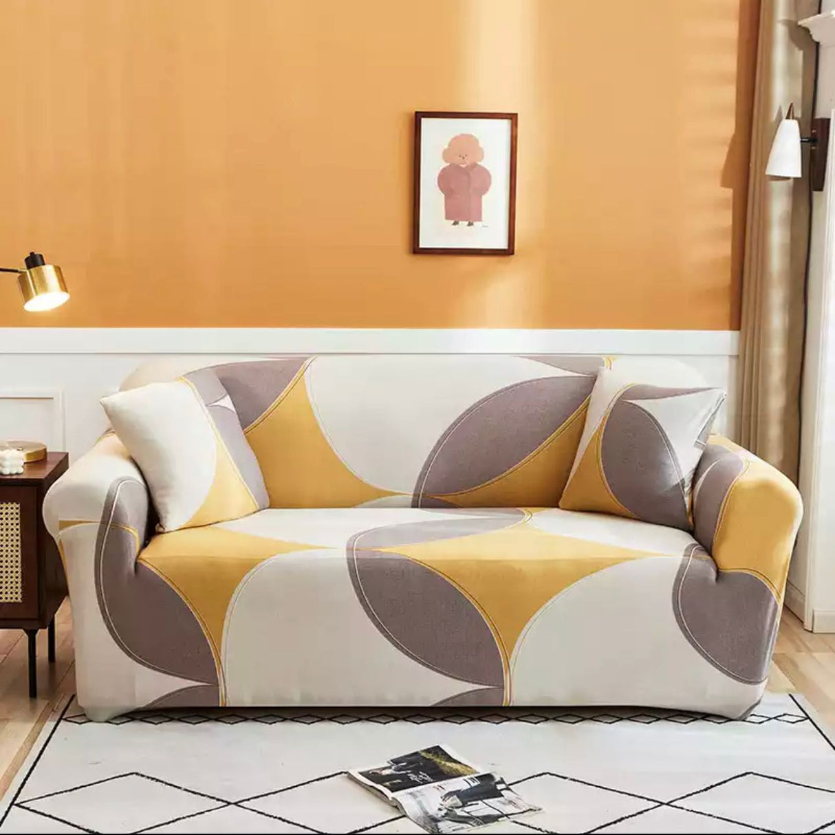 Printed Strechable Elastic Sofa Covers SlipCovers