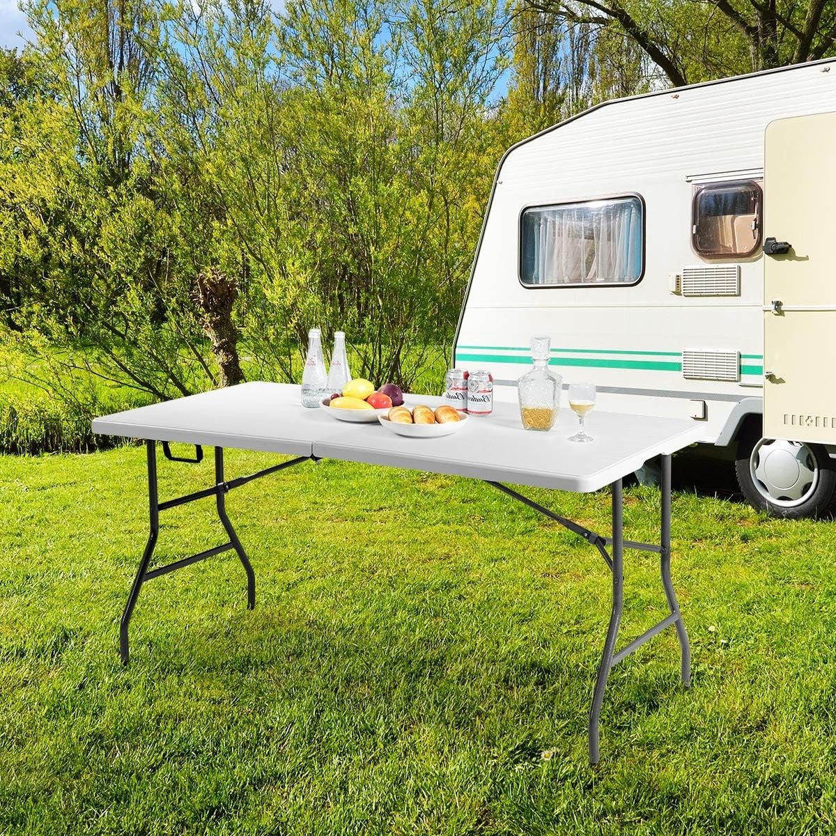 Foldable Adjustable Camping Outdoor Picnic Table