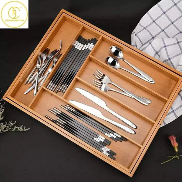 Expandable drawer cutlery Organizer