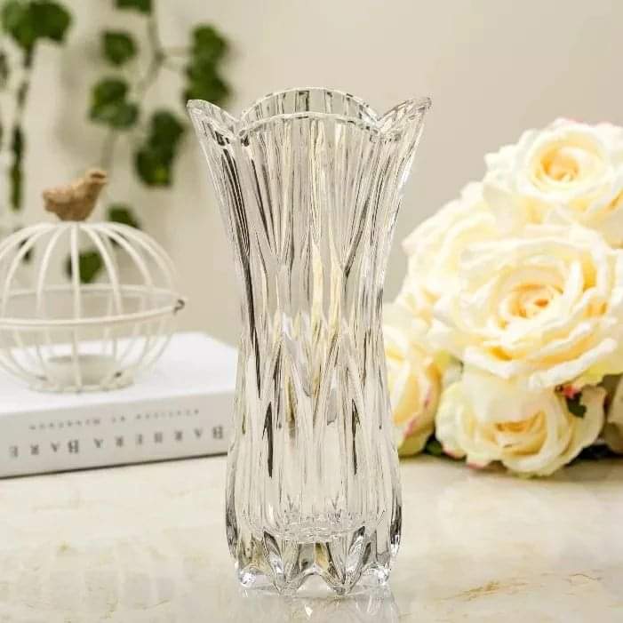 Clear Glass Flower vase