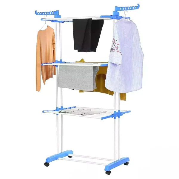 3 tier collapsible outdoor clothes Drying rack