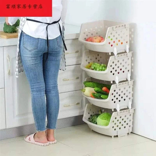 4 tier Multifunctional plastic storage