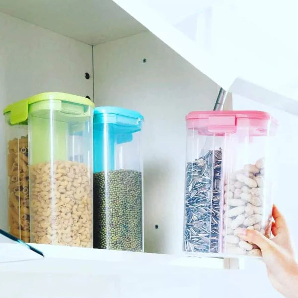 2 compartment multifunctional cereal containers