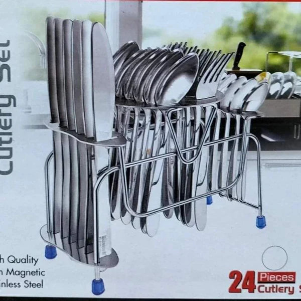 24pcs stainless steel cutlery set