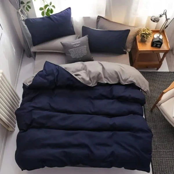 Plain color Cotton Duvet cover sets