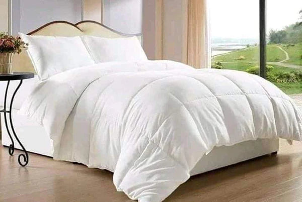 Plain White Cotton Duvet 7 *8, Comfortable Sleep Quilt Bedding