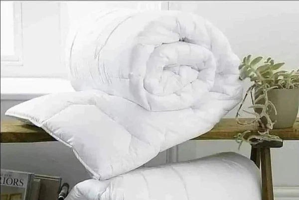 Plain White Cotton Duvet 7 *8, Comfortable Sleep Quilt Bedding