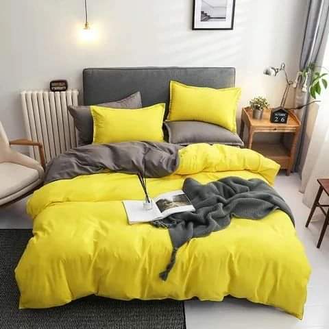 Plain color Cotton Duvet cover sets