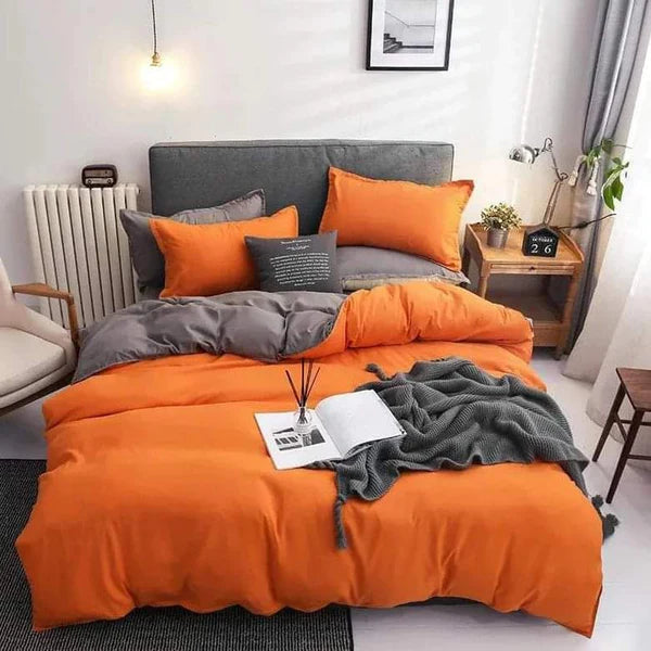 Plain color Cotton Duvet cover sets