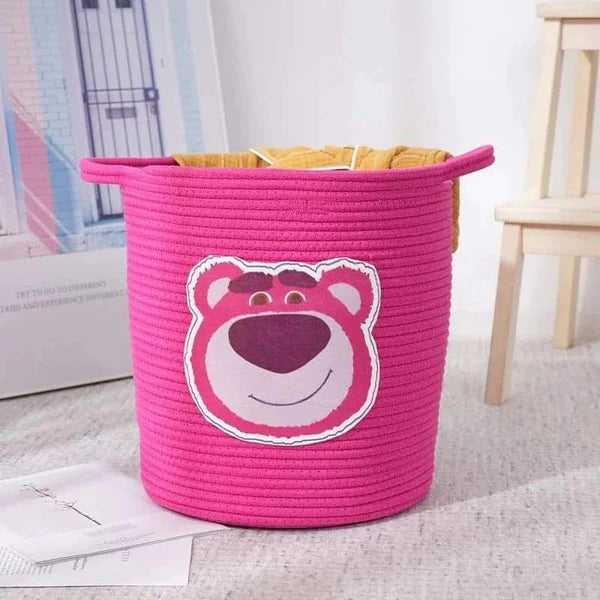 Cotton Rope Storage Basket Kids Toys Baskets