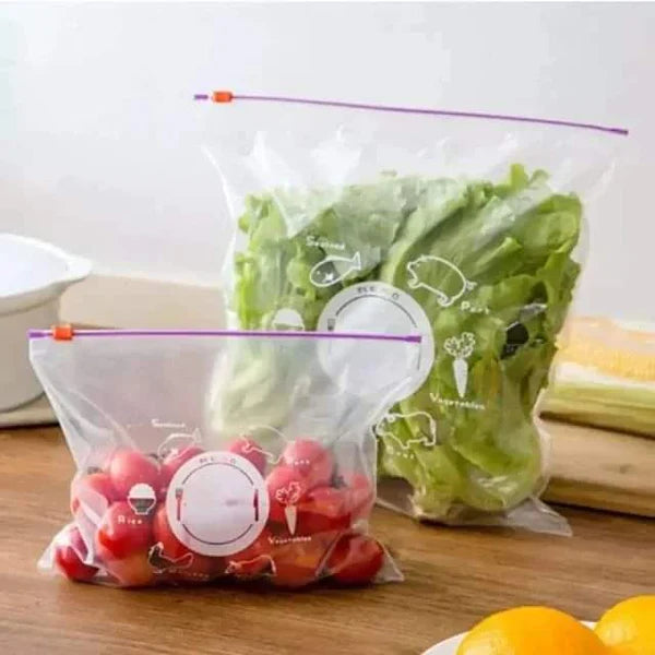 Reusable Ziplock Fridge Bags 20pcs