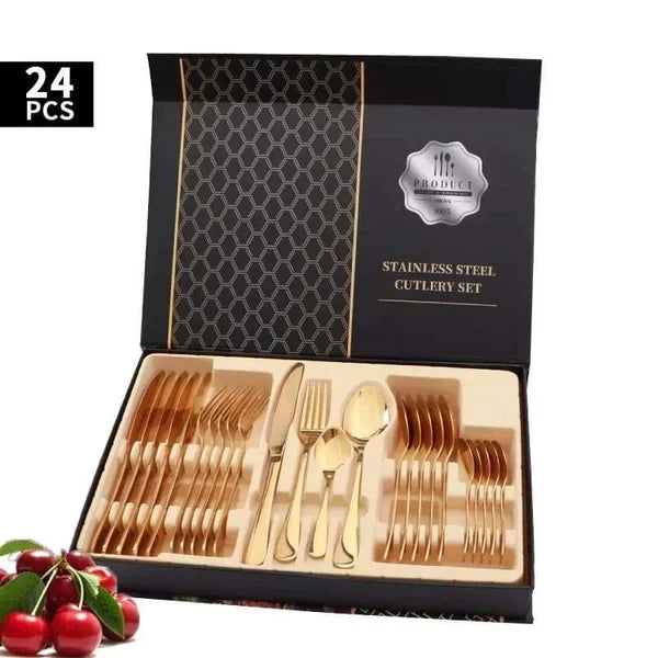 24pcs Cutlery Set