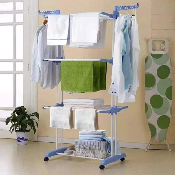 3 tier collapsible outdoor clothes Drying rack