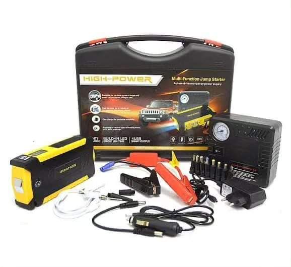 Car Jumpstarter Kit With Air Compressor