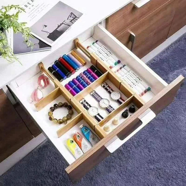 4set Bamboo Drawer Divider with inserts