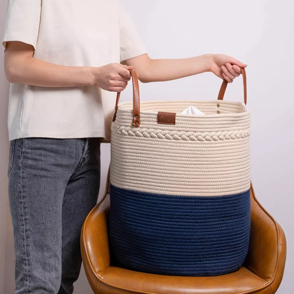 Decorative Laundry Basket Organizer