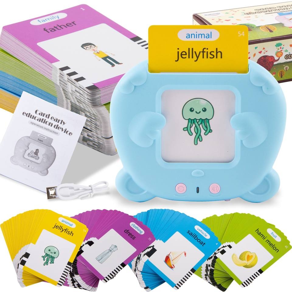 Talking Flash Cards Educational Toys For Kids