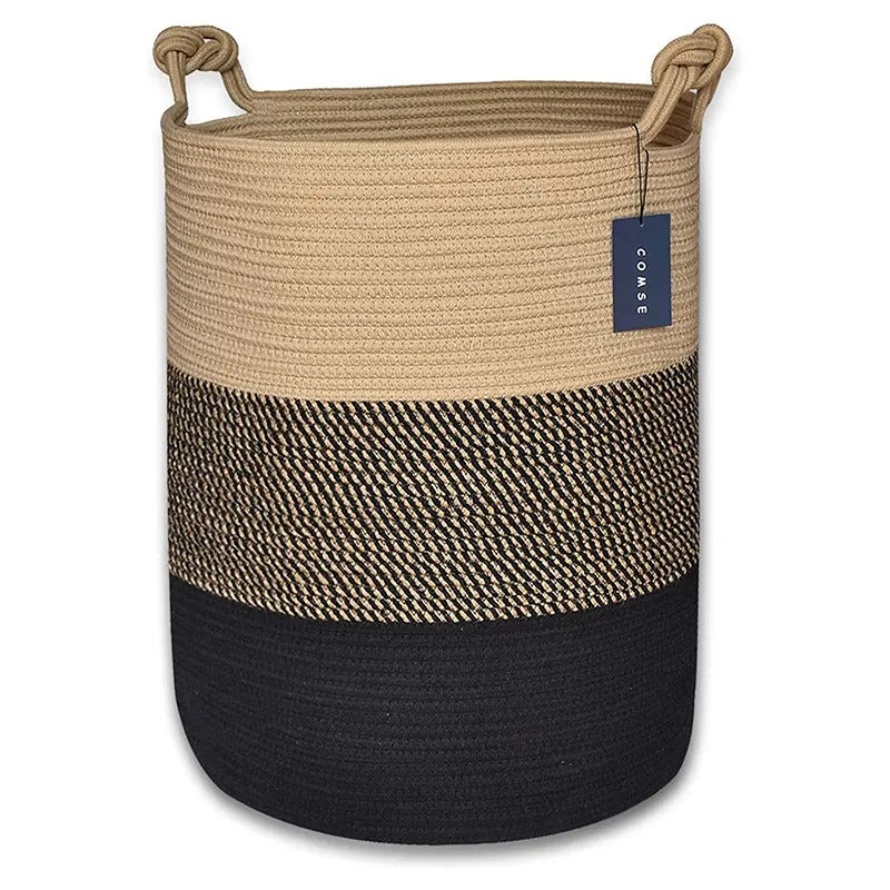 Woven Laundry Basket Toy Basket