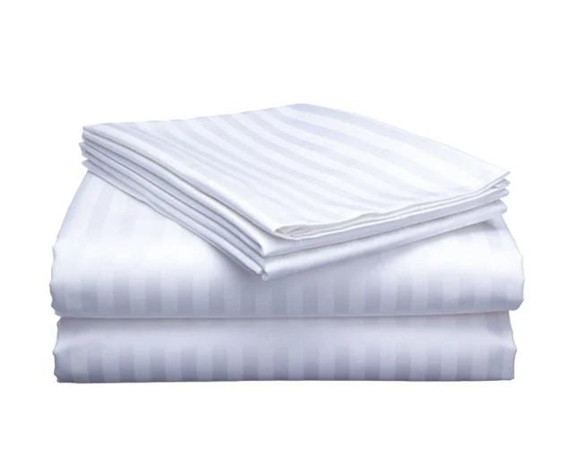 Cotton Striped Cooling BedSheets