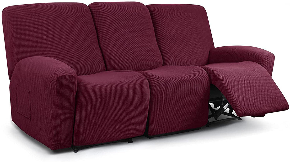 Recliner Jacquard Reclining Sofa Slipcovers