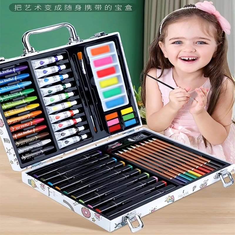 53 pcs Set Kids Drawing Painting Art Set With Water Colors