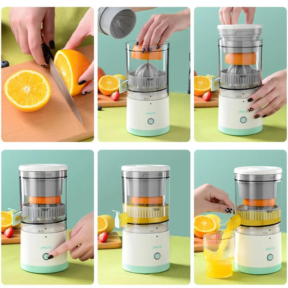 Home and Kitchen Portable USB Electric Citrus Fruit Juicer Orange Juicer