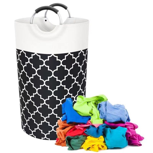 Laundry Basket 82L With Metal Handles