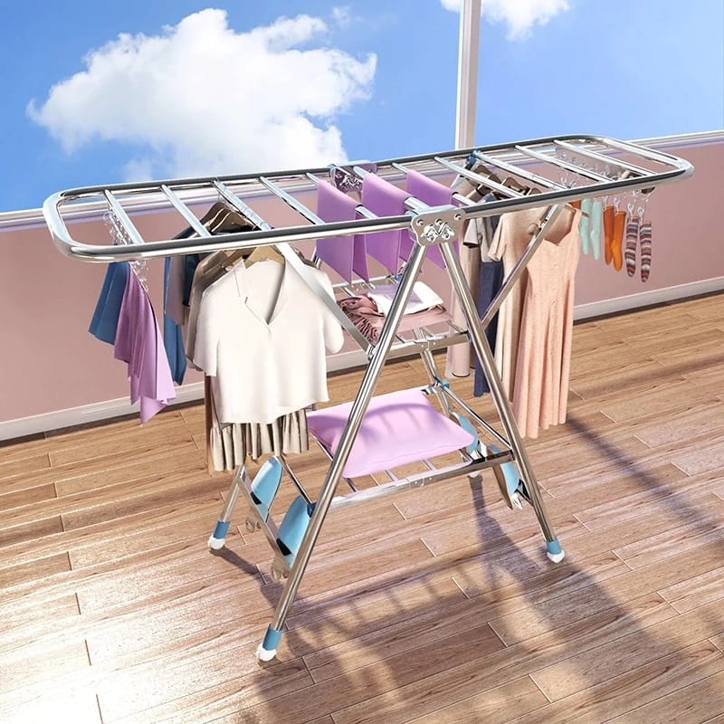 Movable Foldable/Portable Laundry Drying Rack