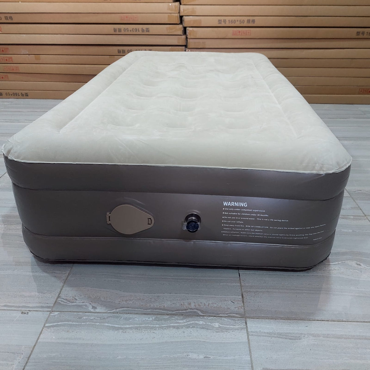 Inflatable Queen Size Airbed Mattress with in built Pump