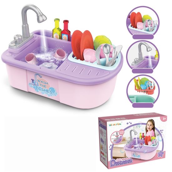 Pretend Play Kitchen Set Household Toy Chicken Toy Kids Sink