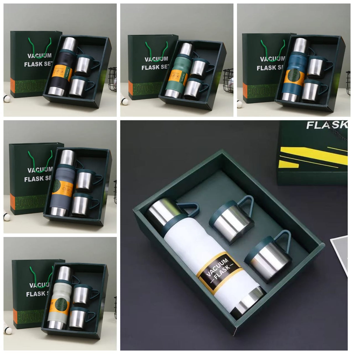 4 in 1 vacuum flask Gift set