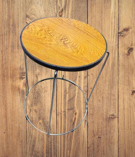 Indian home stainless steel stackable round stool