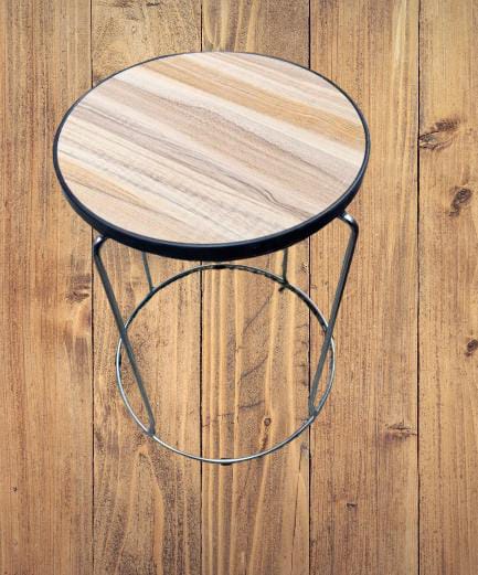 Indian home stainless steel stackable round stool