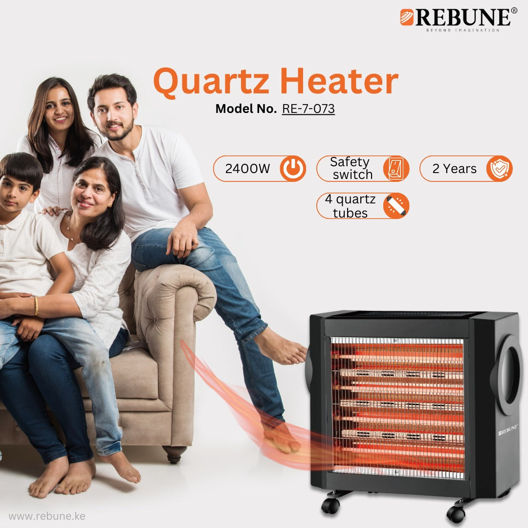 Quartz Heater With Wheels