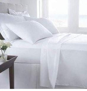 6pcs Plain White Bedsheets 6*7