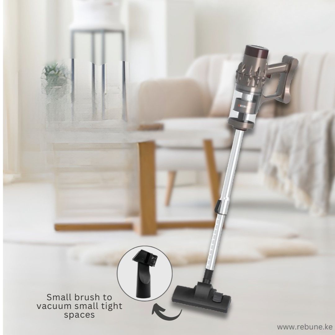 Rebune Vacuum Cleaner with Mini Animal Brush, Grey, 600 W