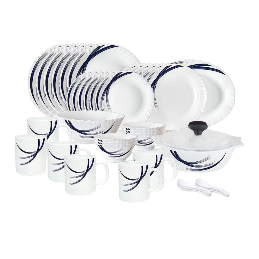 40Pcs Glass Dinner Set