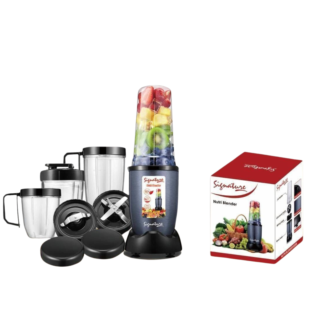 Nutri Bullet Blender 900W 10 Piece Set with 6 Leaf Stainless Steel Blades Ideal for Shakes, Smoothies & Juices