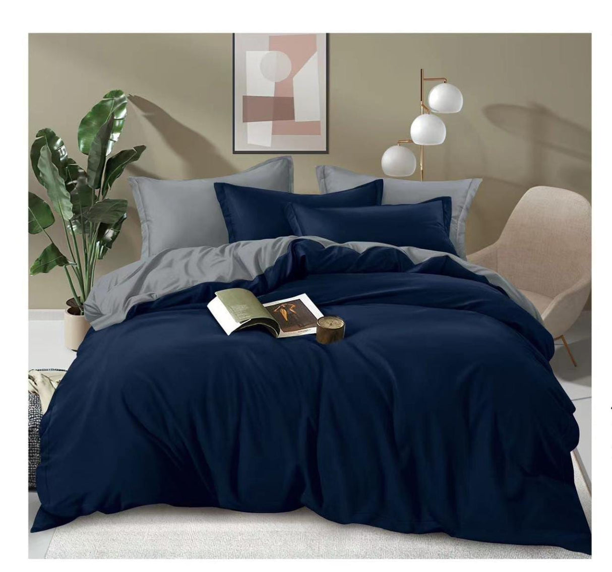 2 Sided cotton Duvet Cover