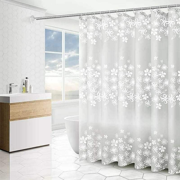 Waterproof Shower Curtain with hooks